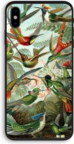 Case Company® - iPhone X hoesje - Haeckel Trochilidae - 100% Biologisch Afbreekbaar - Duurzaam - Biodegradable Soft Case - Milieuvriendelijke Print op Achterkant - Zwarte Zijkanten - Bescherm