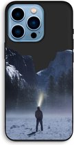 Case Company® - iPhone 13 Pro hoesje - Wanderlust - 100% Biologisch Afbreekbaar - Duurzaam - Biodegradable Soft Case - Milieuvriendelijke Print op Achterkant - Zwarte Zijkanten - Bescherming 