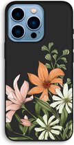 CaseCompany® - iPhone 13 Pro hoesje - Floral bouquet - 100% Biologisch Afbreekbaar - Duurzaam - Biodegradable Soft Case - Milieuvriendelijke Print op Achterkant - Zwarte Zijkanten - Beschermi