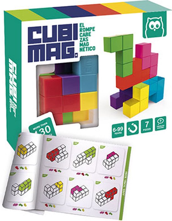 Afbeelding van het spel Cubimag - Magnetische 3D Puzzel - 130+ Challanges