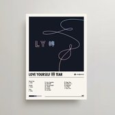 BTS Poster - Love Yourself Tear Album Cover Poster - BTS LP - A3 - BTS Merch - KPop Posters - Muziek