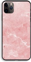 CaseCompany® - iPhone 11 Pro hoesje - Roze marmer - 100% Biologisch Afbreekbaar - Duurzaam - Biodegradable Soft Case - Milieuvriendelijke Print op Achterkant - Zwarte Zijkanten - Bescherming 