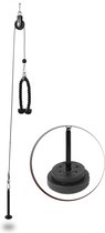 Rebblo - Fitness Katrol - Thuis Sporten - 2 Meter Kabel - Tricep touw - Voor 28 - 50 mm Gewichtsschijven