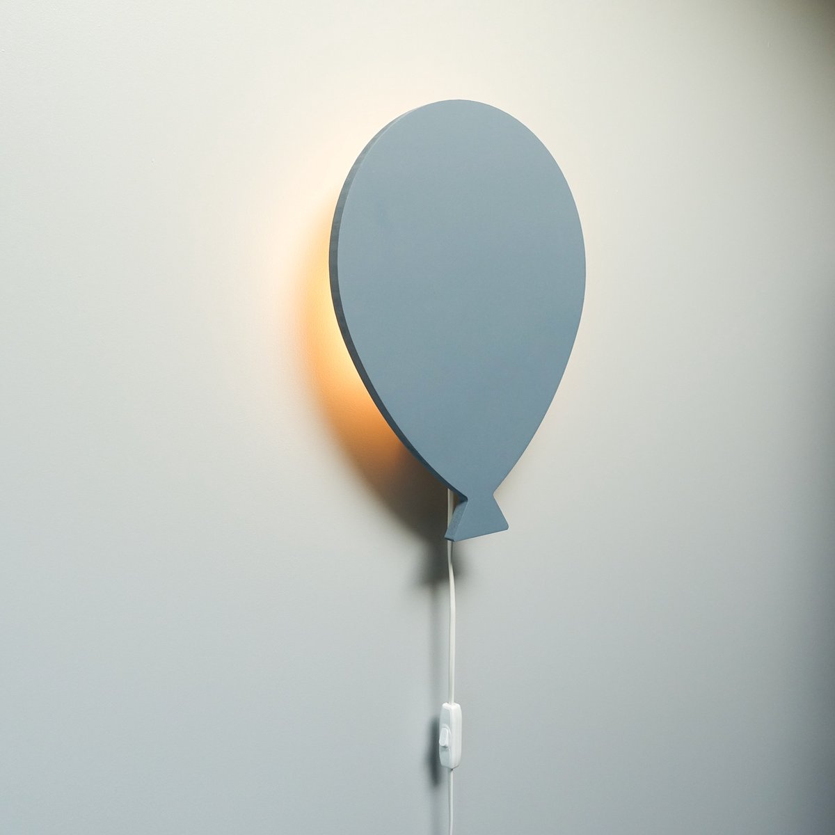 Applique chambre d'enfant Ballon - Lampe en bois Blauw pour sur le mur |  bol.com