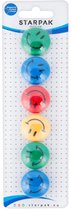 Memo Magneten - Whiteboard Magneten- Koelkast Magneten 6 stuks - Mix kleur