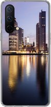 Geschikt voor OnePlus Nord CE 5G hoesje - Rotterdam - Water - Wolkenkrabber - Siliconen Telefoonhoesje