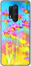 Coque OnePlus 8 Pro - Fleurs - Art - Psychédélique - Coque de téléphone en Siliconen