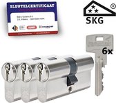 Vitess SKG3 - certificaat cilindersloten - 3 stuks gelijksluitend - 30/30