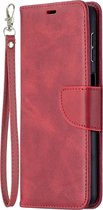 Mobigear Telefoonhoesje geschikt voor Samsung Galaxy A32 5G Hoesje | Mobigear Excellent Bookcase Portemonnee | Pasjeshouder voor 3 Pasjes | Telefoonhoesje voor Pinpas / OV Kaart / Rijbewijs - Rood