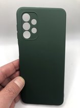 Siliconen back cover case -Geschikt voor Samsung Galaxy A52 / A52 5G / A52s 5G - TPU hoesje Groen