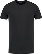 Ballin Amsterdam -  Heren Slim Fit   T-shirt  - Zwart - Maat XL
