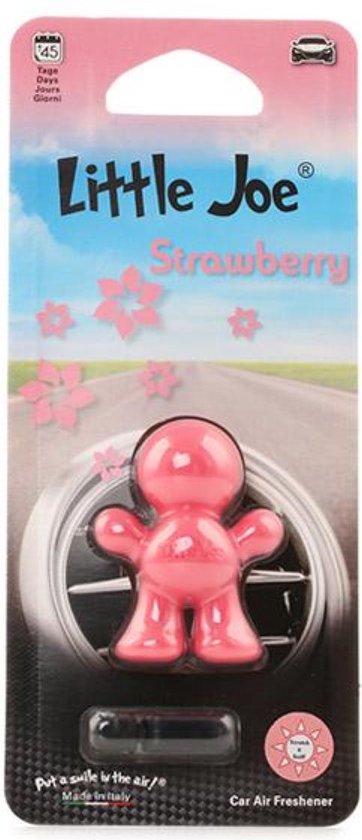 Little joe car air freshener autoparfum roze pink strawberry aardbei