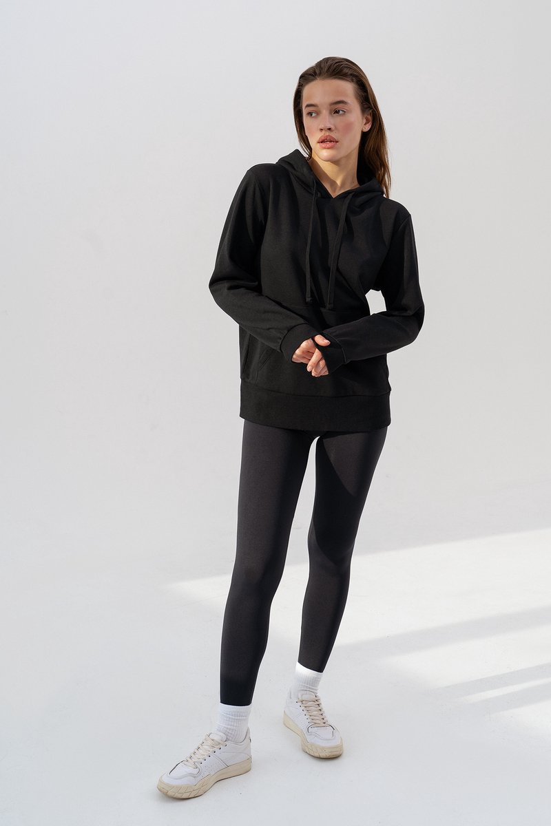 Legging femme noir - Tenue de sport Fitness - Teamshape Vêtement de qualité