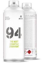 MTN94 Witte spuitverf - 400ml lage druk en matte afwerking
