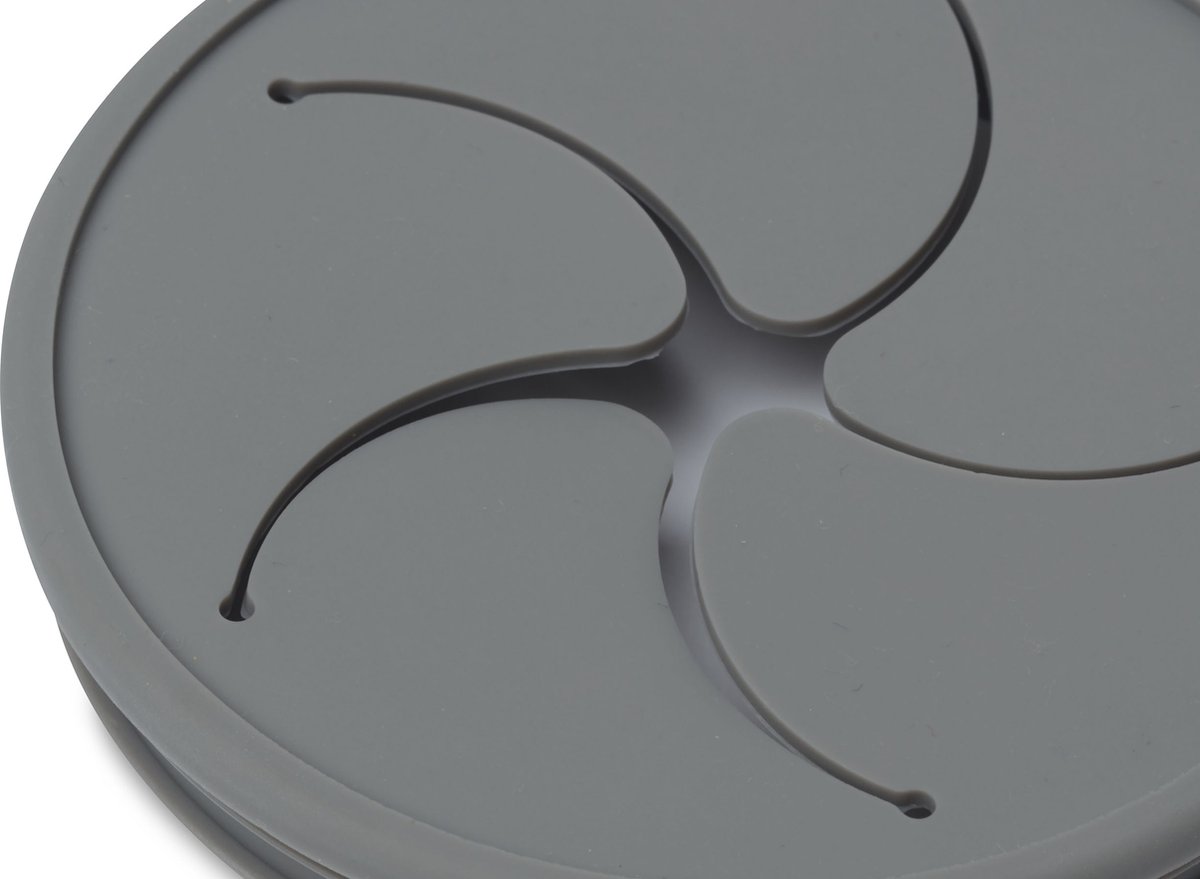 Jollein - Snack Cup (Storm Grey) - Siliconen - Snack Cup Baby, Snack Beker - 6-18 maanden