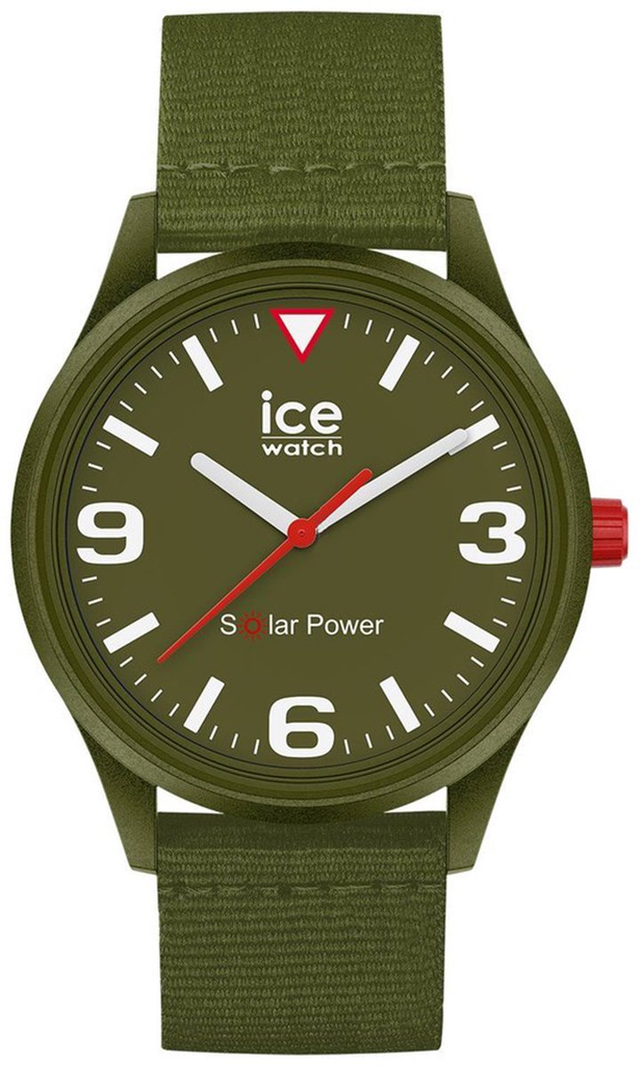 Ice Watch ICE solar power - Khaki tide 020060 Horloge - Textiel - Groen - Ø 40 mm