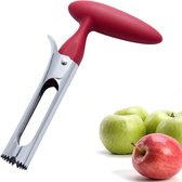 BOTV Appelsnijder - Appelboor - RVS - Verwijderaar klokhuis - Zwart