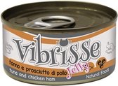 Vibrisse Cat Jelly Tonijn / Kip Drumstick 70 GR (24 stuks)