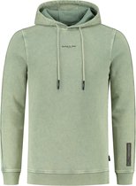 Ballin Amsterdam -  Heren Slim Fit   Hoodie  - Groen - Maat L