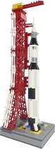 Saturn-V Rocket Bouwpakket - 425 Bouwstenen - Raket - Space Shuttles - Bouw Speelgoed - Constructiespeelgoed - Jong & Oud - ABS