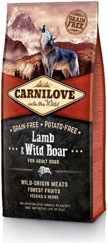 Carnilove Grain Free Lamb & Wild Boar Adult 12 kg