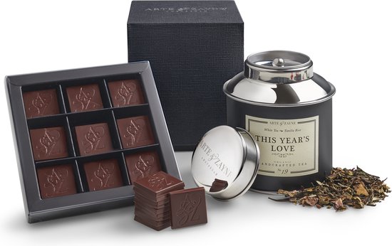 La Boîte À Thé, Coffret Cadeau de Luxe de Chocolat et de Thé