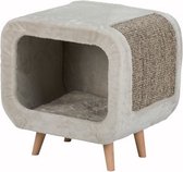 Trixie Alicia Relax Huis Lichtgrijs/Grijs Gemeleerd - 48X48X38 CM