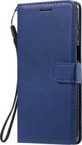 Xiaomi Redmi Note 9S Hoesje - Mobigear - Premium Serie - Kunstlederen Bookcase - Blauw - Hoesje Geschikt Voor Xiaomi Redmi Note 9S