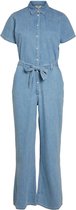 Object Broek Objnorma Denim Jumpsuit 119 23038274 Light Blue Denim Dames Maat - XS