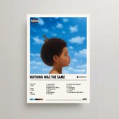 Drake Poster - Nothing Was the Same Album Cover Poster - Drake LP - A3 - Drake Merch - Muziek