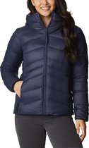 Columbia Autumn Park Down Hooded Jacket 1909232466, Vrouwen, Marineblauw, Jasje, maat: S