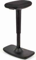 Bol.com Linea LED - Ergonomisch kruk - In hoogte verstelbaar - Zwart aanbieding