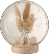 Stolp | glas | naturel | 15x15x (h)16 cm