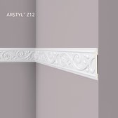 Cimaise NMC Z12 ARSTYL Noel Marquet Profil de décoration design moderne blanc 2 m