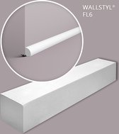 NMC FL6-box WALLSTYL Noel Marquet 1 doos 90 stukken Plint tijdeloos klassieke stijl wit | 180 m