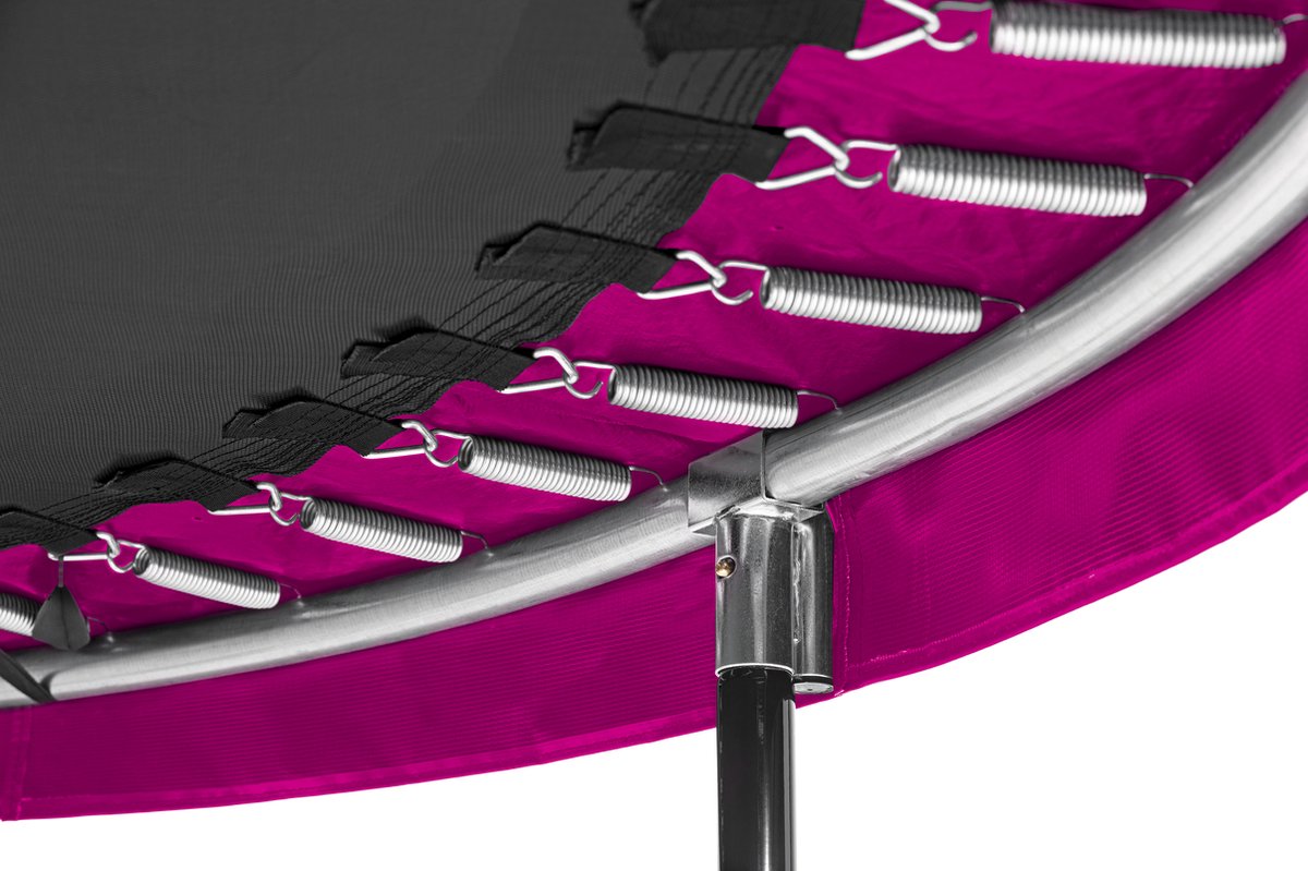 Salta Comfort Edition - ø 213 cm - Ronde trampoline met veiligheidsnet - Roze - Trampoline voor kinderen — afbeelding 7