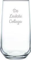 Gegraveerde Drinkglas 47cl De Leukste Collega