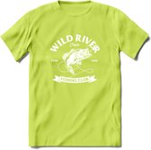 Fishing Club - Vissen T-Shirt | Grappig Verjaardag Vis Hobby Cadeau Shirt | Dames - Heren - Unisex | Tshirt Hengelsport Kleding Kado - Groen - L