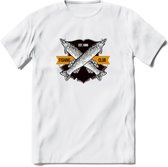 Fishing Club - Vissen T-Shirt | Grappig Verjaardag Vis Hobby Cadeau Shirt | Dames - Heren - Unisex | Tshirt Hengelsport Kleding Kado - Wit - XL