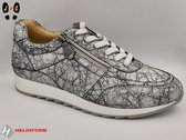 Helioform dames sneaker, H319 wit/grijs, Maat 38