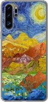 Geschikt voor Huawei P30 Pro hoesje - Oude Meesters - Collage - Van Gogh - Siliconen Telefoonhoesje
