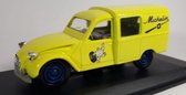 Citroën 3CV Michelin (Geel) (9 cm) 1:43 Eligor - Modelauto - Schaalmodel - Miniatuur auto