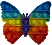Pop IT - Vlinder Regenboog - Pop it fidget toy goedkoop