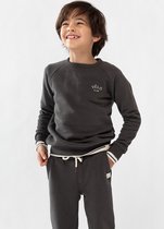 Sissy-Boy - Donkergrijze crew neck sweater Vélo