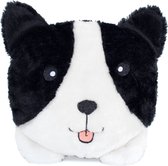 Zippy Paws ZP917 Squeakie Bun - Border Collie - Speelgoed voor dieren - honden speelgoed – honden knuffel – honden speeltje – honden speelgoed knuffel - hondenspeelgoed piep - hondenspeelgoed