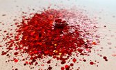 Glitters | Ruby Red 5gr. | Hobby-glitters | Nail & Body-art | Epoxy-art | Slijm-projecten | Decoratie