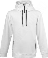 Zipneck Hoodie Antalia 4-Work wit