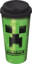 Minecraft: Coffee tumbler 520ml, dubbelwandig