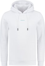 Purewhite -  Heren Regular Fit   Hoodie  - Wit - Maat M