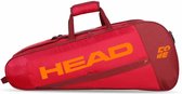 Head Core 6R Combi - Padel Hoes - Padel Rugzak - Zak - Unisex - Padeltassen - Rood